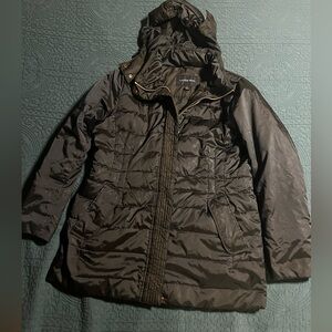Men's Black Lands End Puffer Jacket